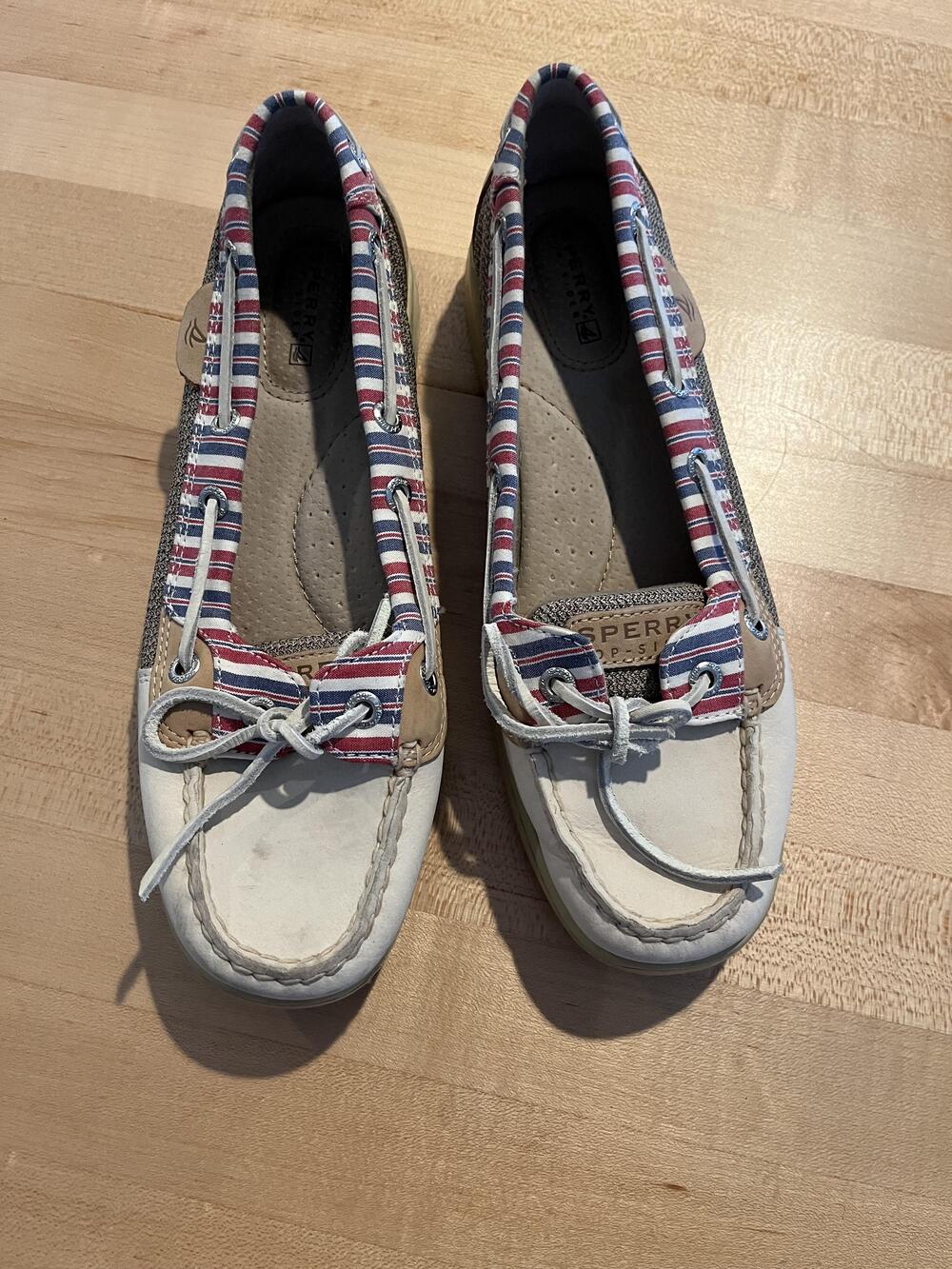 Sperry Top-Sider Shoes Womens Size 8M Boat Casual Stripe STS93263